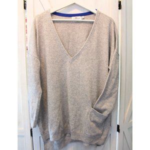 Vineyard Vines w/ Cashmere Sweater L EUC Gray SOFT